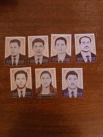 Lot de 7 timbres Algérie - Portraits rares ! 2024 (2095)