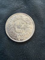 Pièce de 1 Franc Suisse 1944 - Argent - Collection!