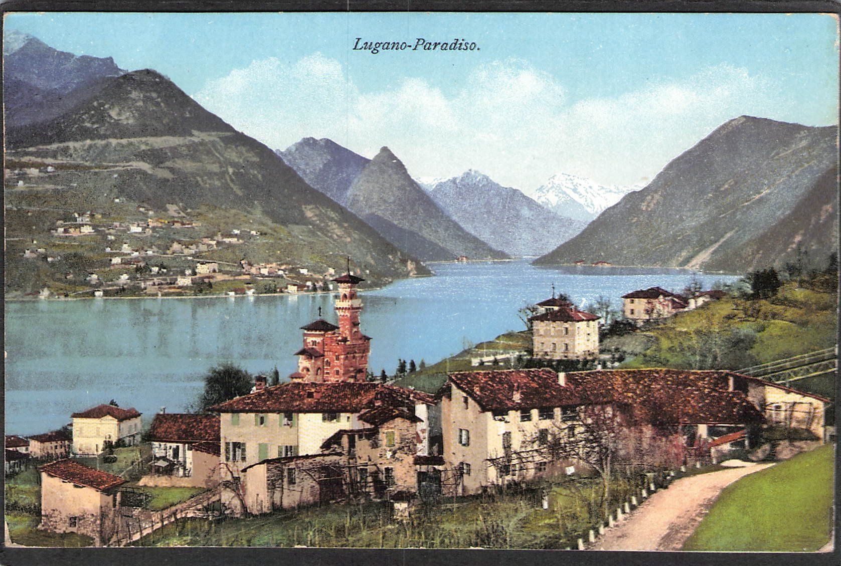 Cartes postales: ,Lugano - Paradiso – D'occasion à Reichenburg par ibiza18