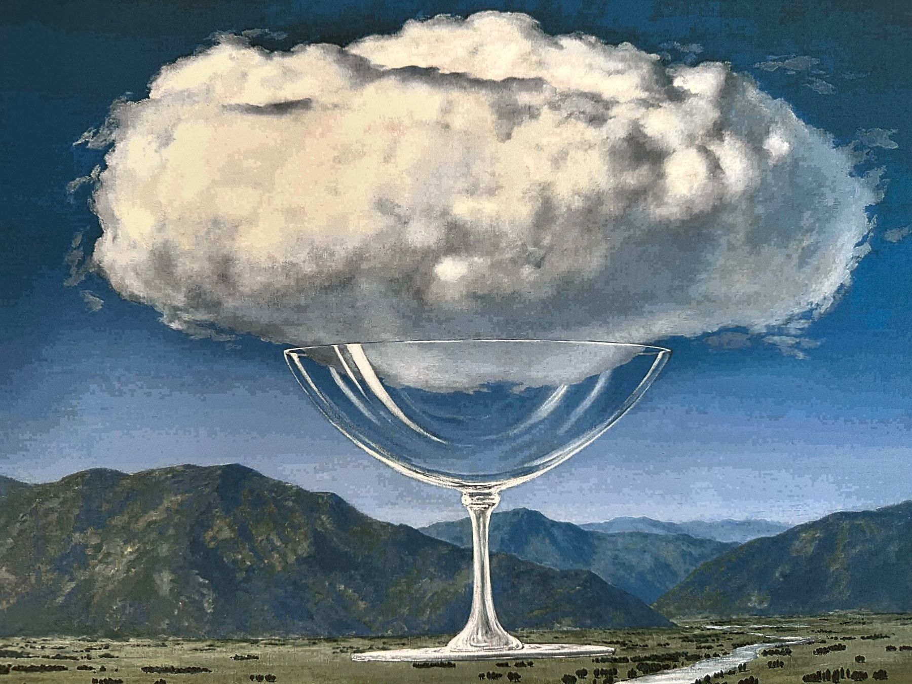 Gemälde: Magritte: La corde sensible 4/100 – Neu (gemäss Beschreibung) aus Meilen von Smgdesign 5