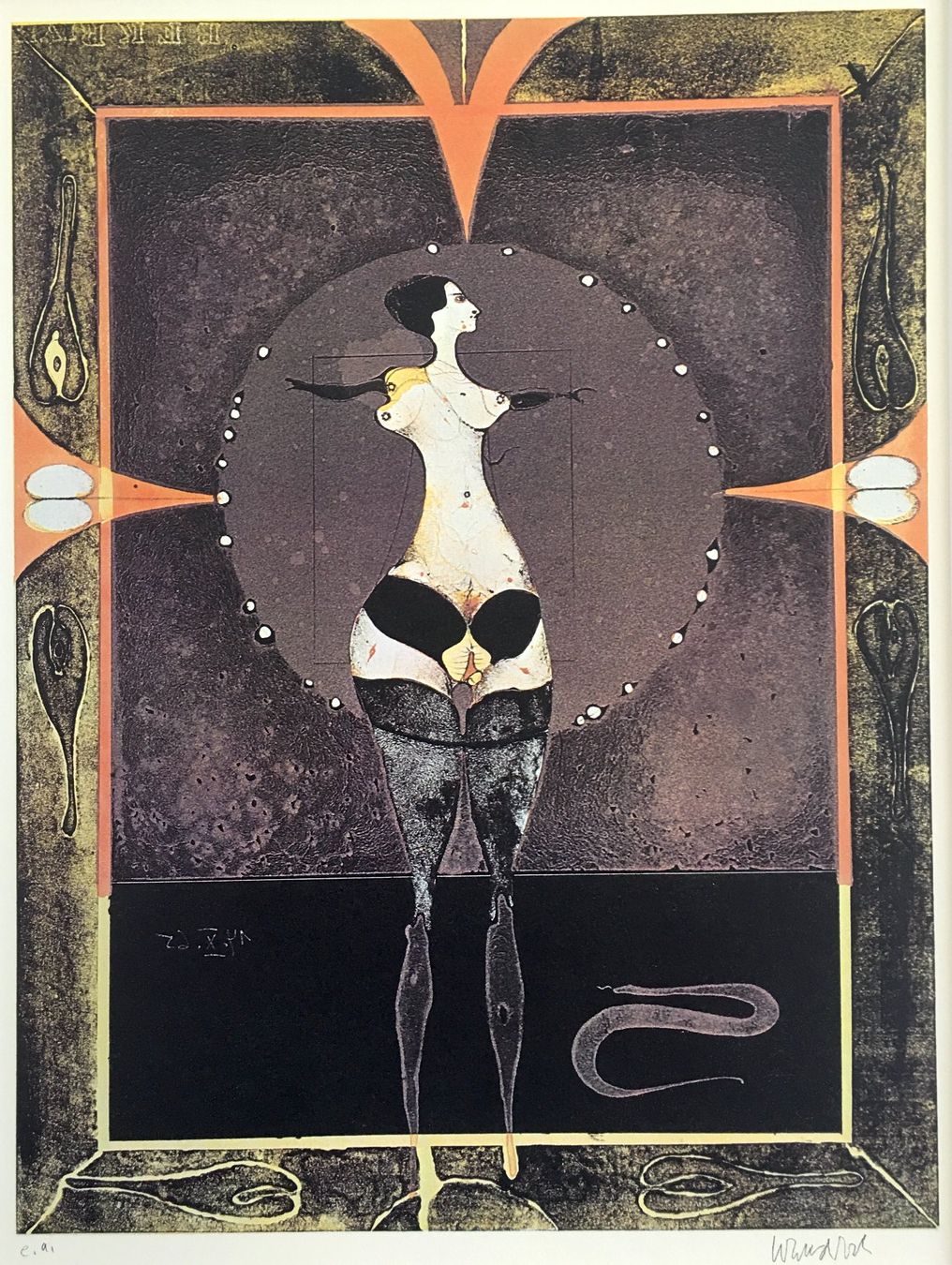 Grafica & Litografie: Paul Wunderlich    "Eva II"      Druck – Usato da Nennigkofen venduto da Schamane75