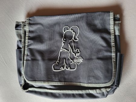 Onyx Tasche aus die 90 Jahren Vintage. Schultasche