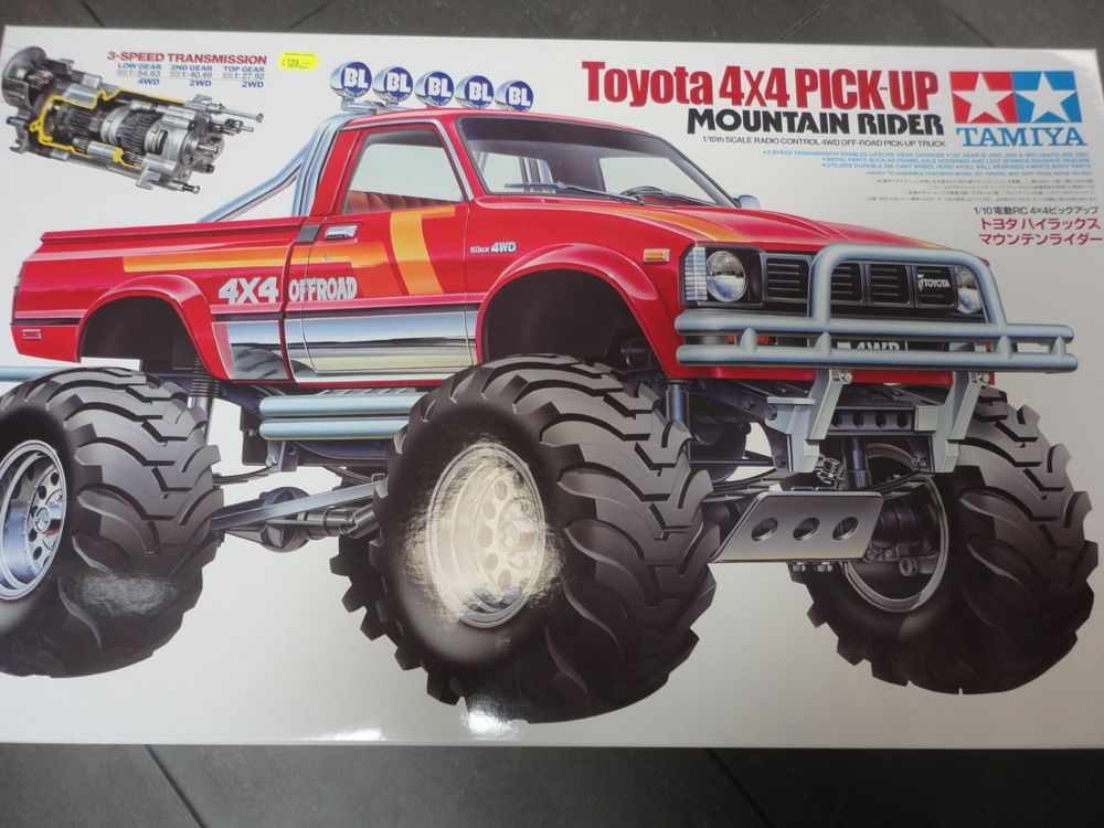 Tamiya toyota 4x4 pickup best sale mountain rider