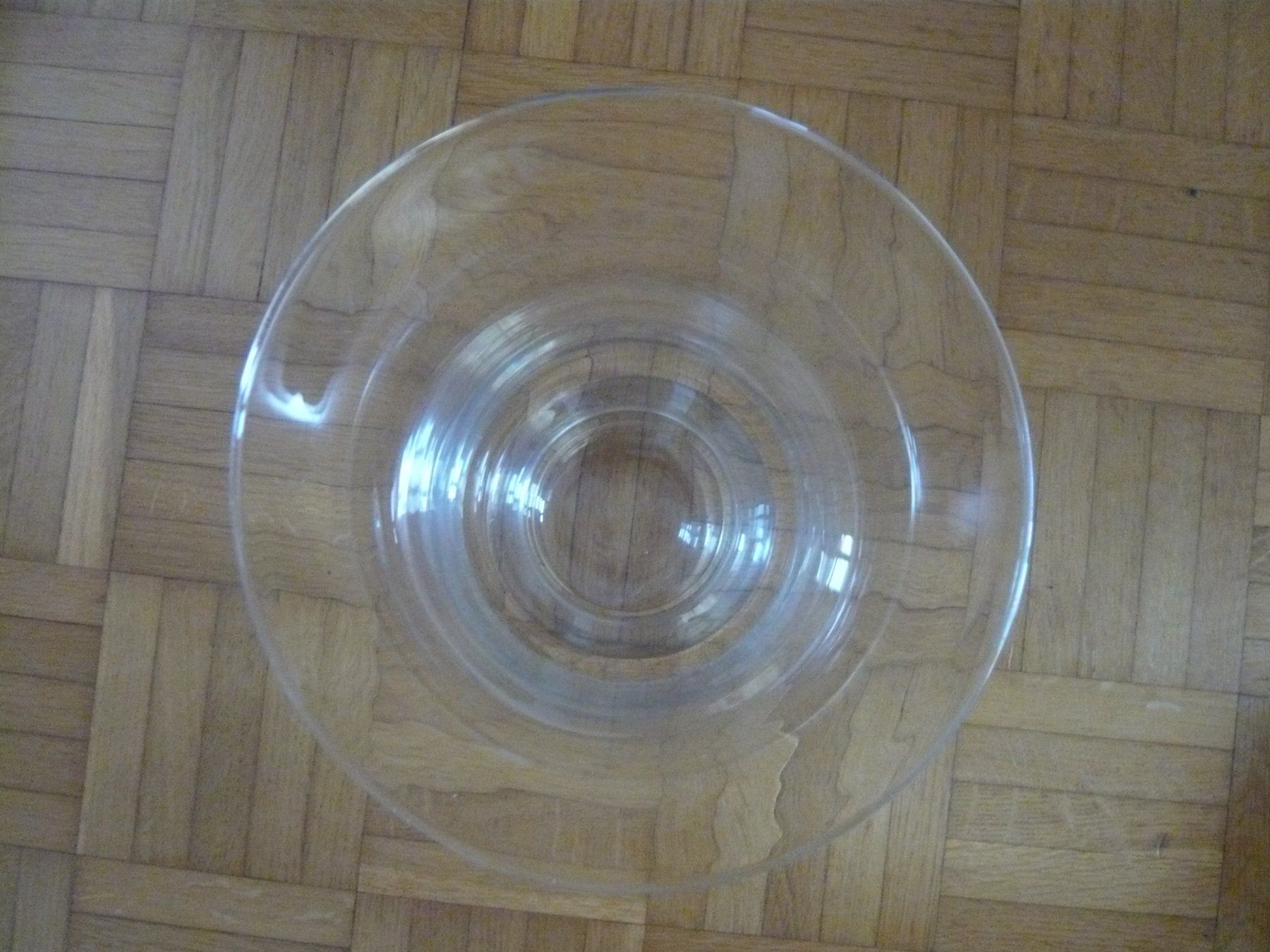 Vasen & Gefässe: Glas-Vase für Blumen oder Kerze, 25 cm hoch – Gebraucht aus Reinach BL von Ka-wum 3