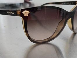 Versace Damen Sonnenbrille braun Made in Italy