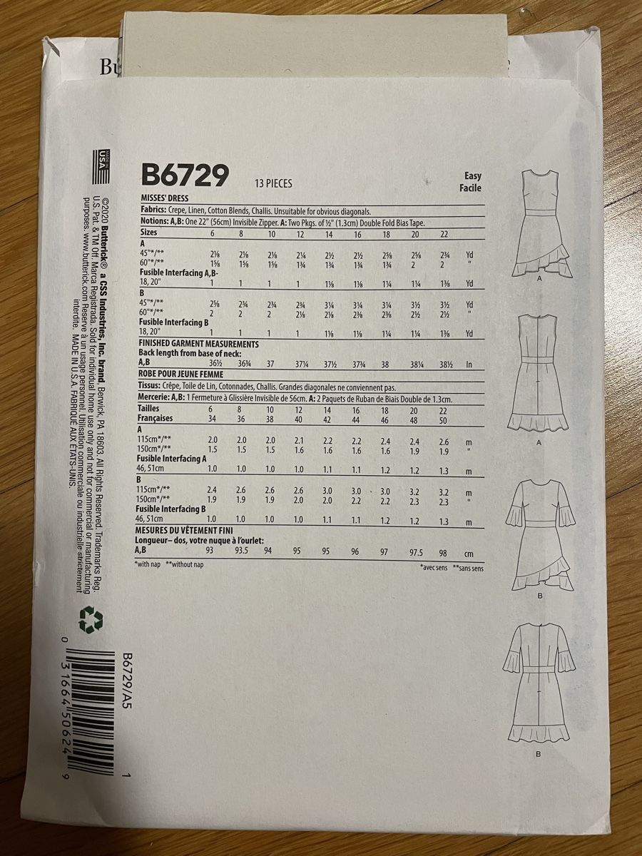 Schnittmuster: Schnittmuster – Neu und originalverpackt aus Kriens von p_ART_rizia 1