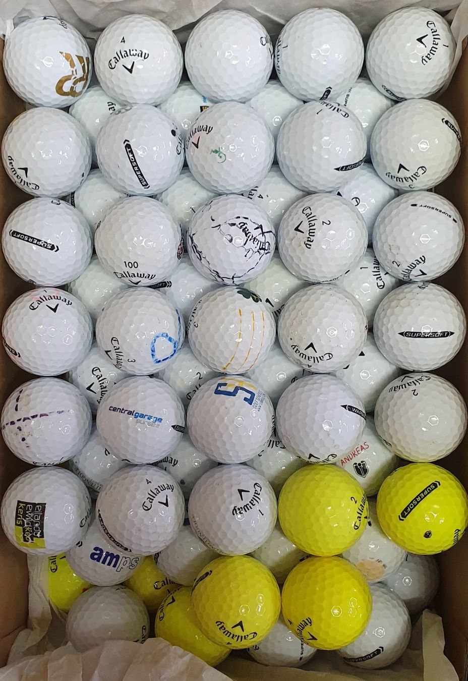 Callaway Palloni: Callaway Supersoft 74 Bälle, mit Erfahrung – Usato da Allschwil venduto da Gorgeli