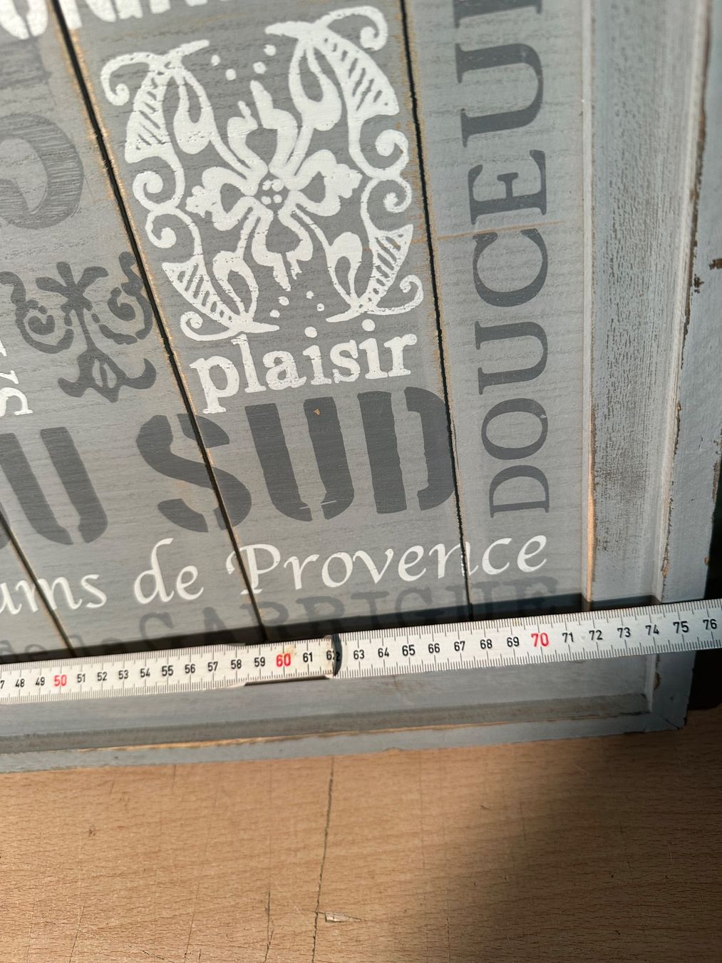 Lavagne: Tableau décoratif Provence en bois – Usato da Lausanne venduto da artnouveau04 3