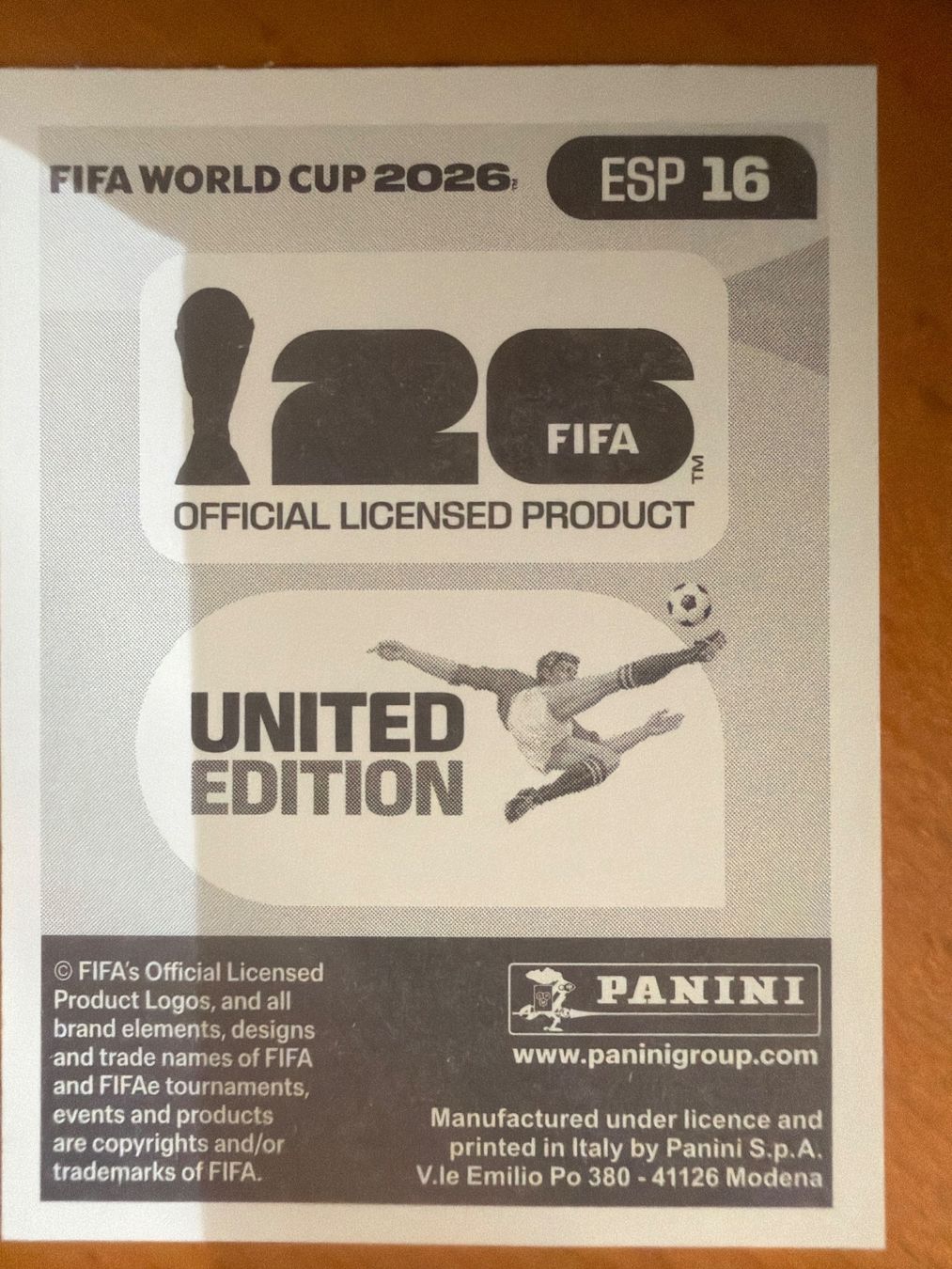 Panini Carte collezionabili: Panini ESP16 – Nuovo (secondo la descrizione) da Susten venduto da Rechnun 1