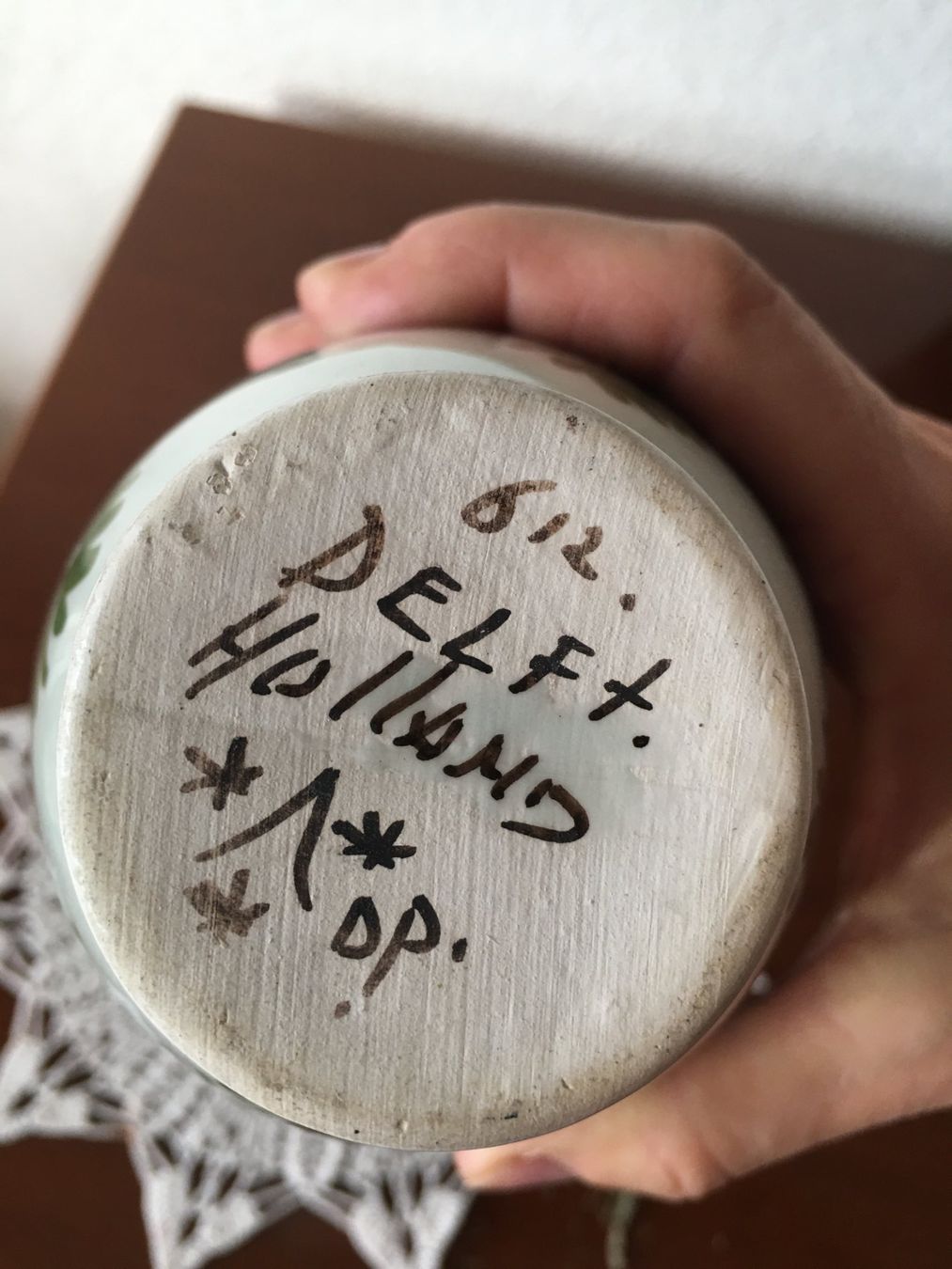 Vasi & Recipienti: Blumenvase Marke Delft Polychroom Nr.612 – Usato da Eich venduto da Jokove63 1