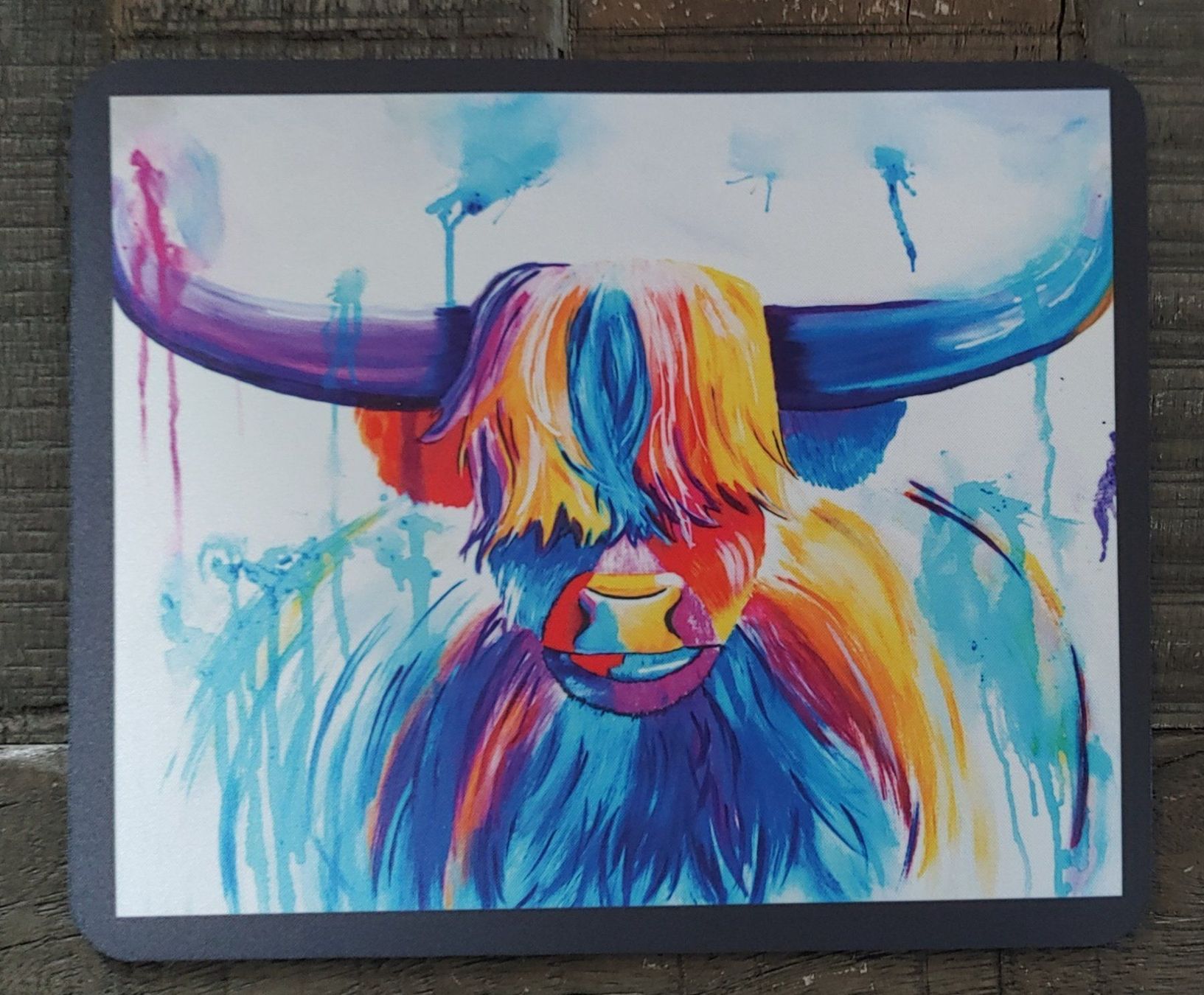 Tappetini per mouse: Mausmatte PC Mousepad Druck Highland Cow – Nuovo e nell'imballaggio originale da Rheinau venduto da Sussel 1