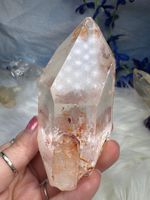 Laotian Clear Quartz mit Record Keeper