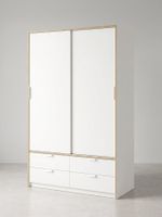 Grosser IKEA TRYSIL Kleiderschrank (154cm, weiss)