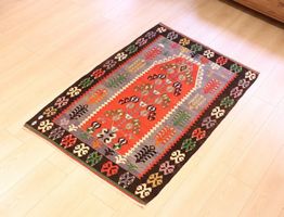 Handgewobener Kilim Teppich 103 x 153