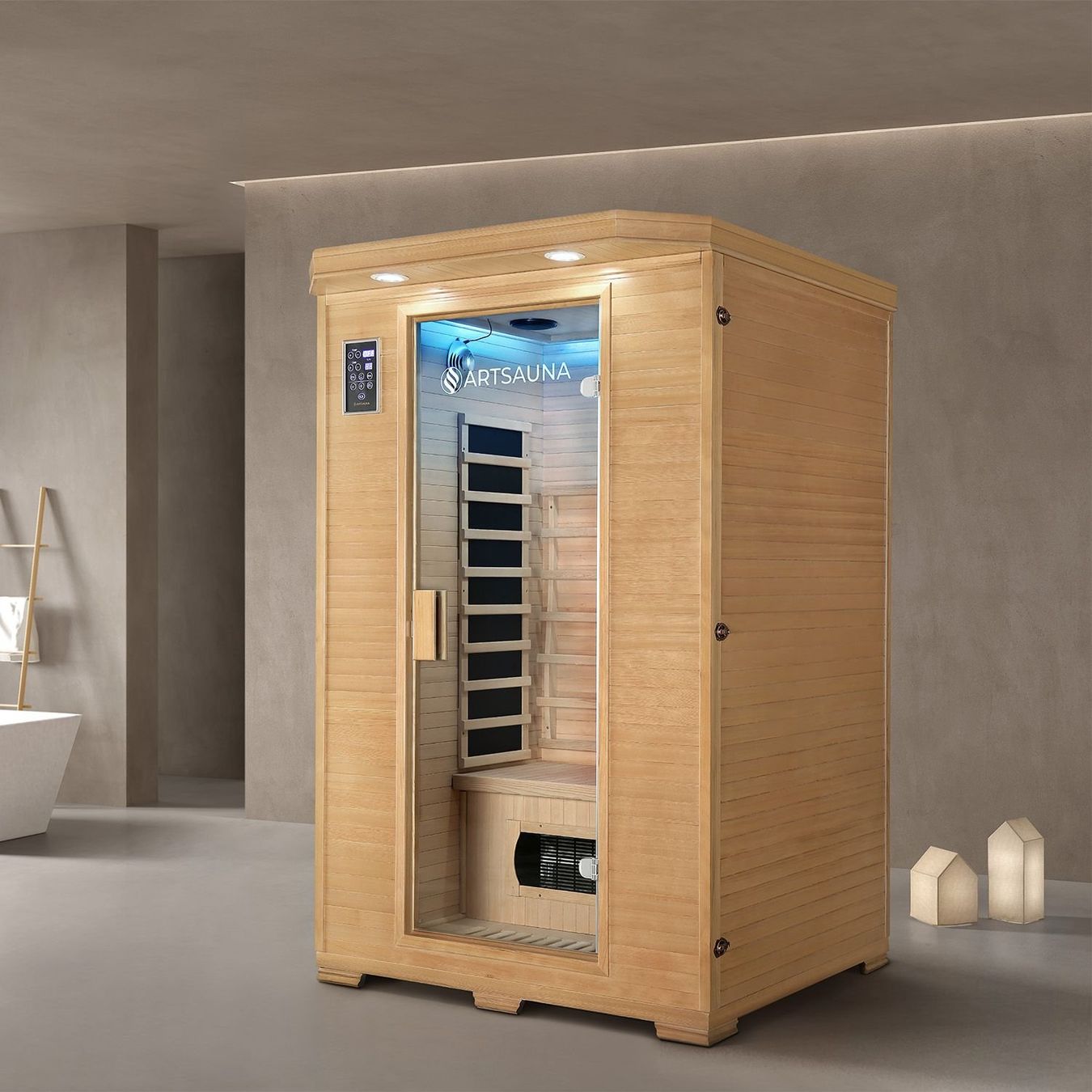 Sauna & Accessori: 30652 Infrarotkabine COMO Triplex-Heizsystem Sauna – Nuovo e nell'imballaggio originale da Wallenwil venduto da toesstal-vertrieb