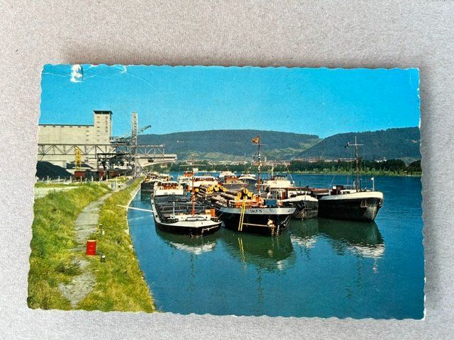 Cartes postales: Postkarte alt, Basel (Rhein), 1966 – D'occasion à Niederwil AG par dahu75