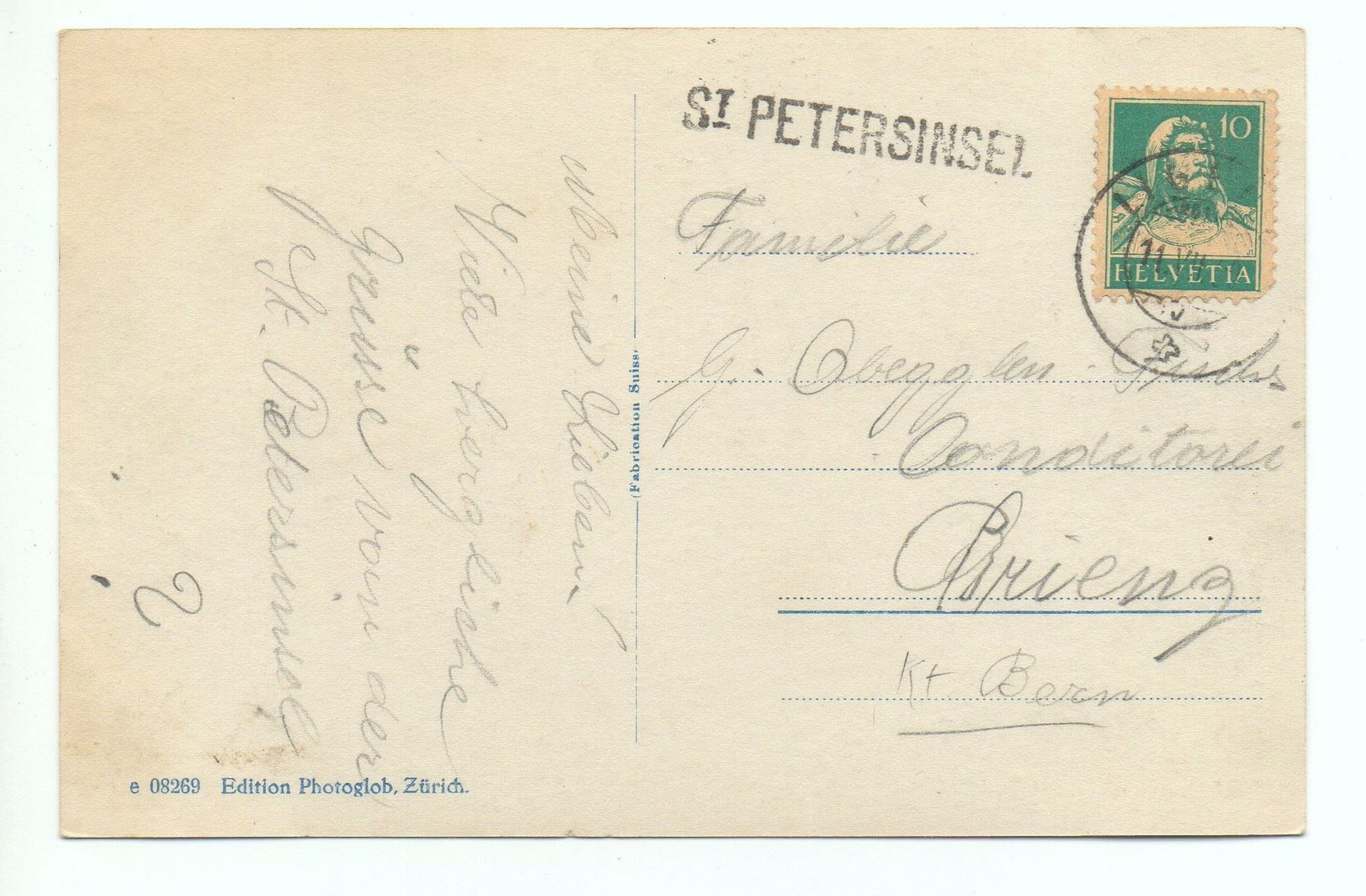 Cartoline postali: ST. PETERSINSEL Stapstempel – Usato da Jona venduto da philajona 1