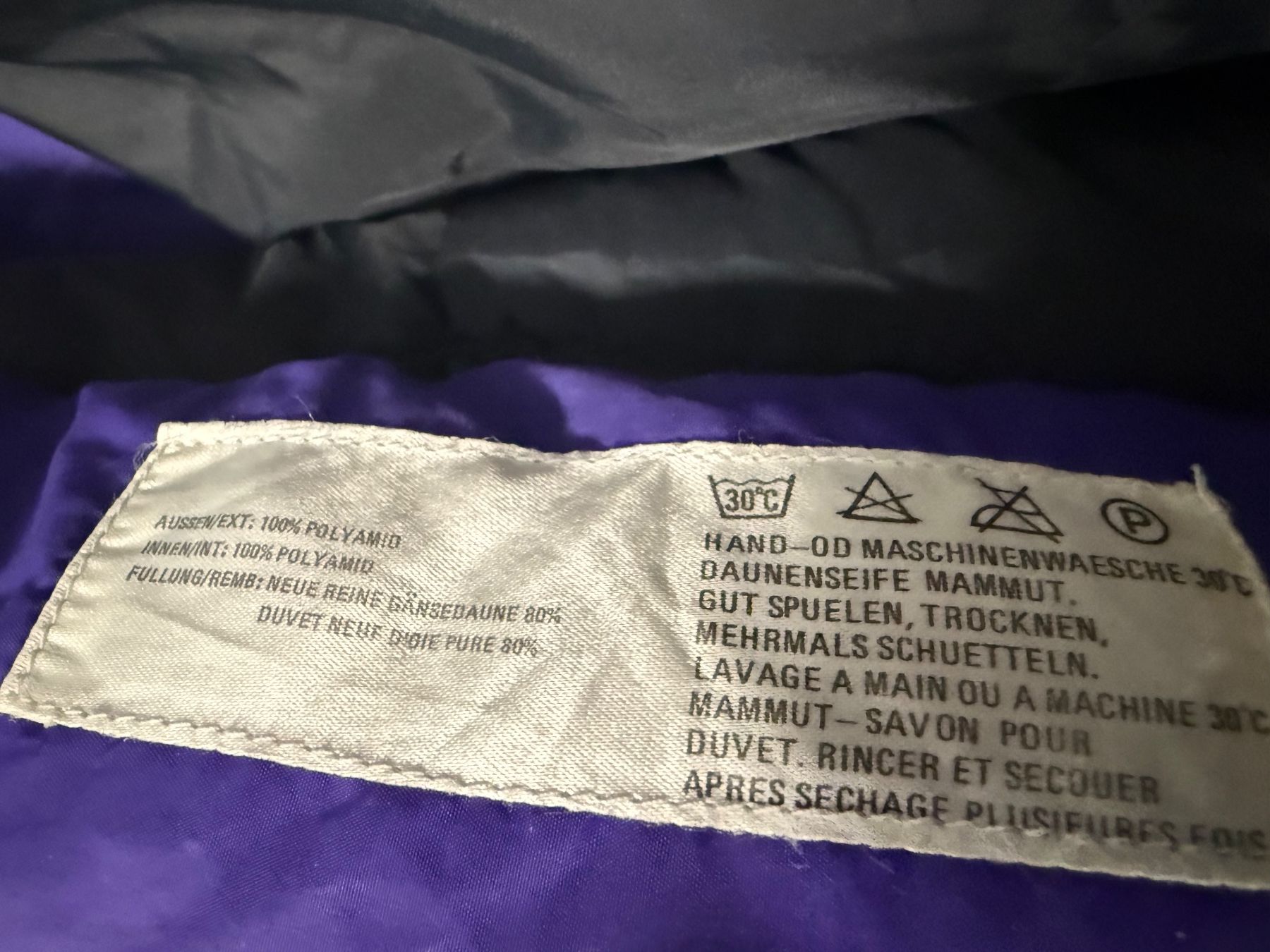 Sacchi a pelo: Mamut Daunenschlafsack – Usato da Kaisten venduto da korba2 4