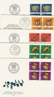 Pro Patria Vierer FDC-Slg. JAHRE 1968-85 SUPER PREIS(P141-4)