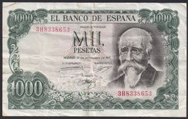Spanien 1000 Pesetas 1971