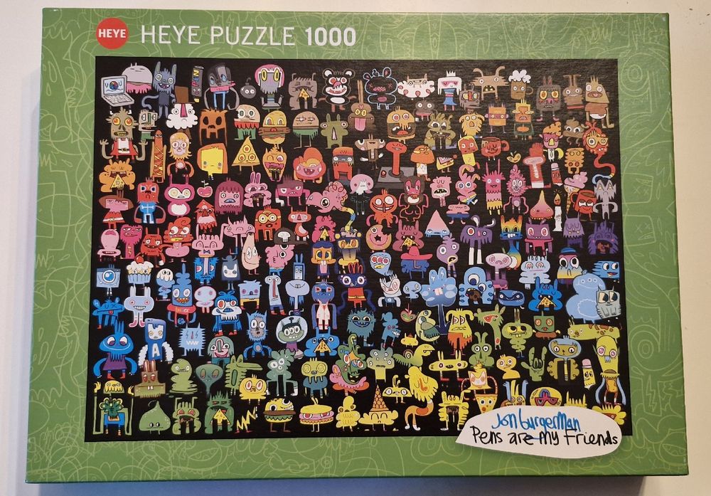 1000 Teile Puzzle „Lustige Hunde-Collage“ – Buntes Welpen-Motiv, Fertig 60,7x60,7 Cm, Inkl. Poster