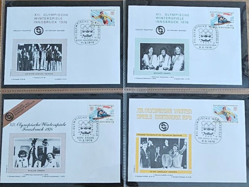 Tutti i francobolli: Sammlung 24 Offizieller Sonderbriefe Schweizer Sporthilfe – Usato da Uznach venduto da Rayonii 3
