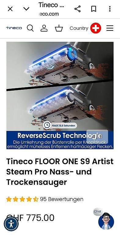 Tineco Aspirapolveri & Accessori: Tineco floor S9 – Usato da Estavayer-Le-Lac venduto da zazadavidson 2