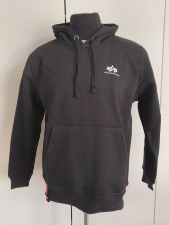 Alpha basic Hoody small Logo, Grösse M