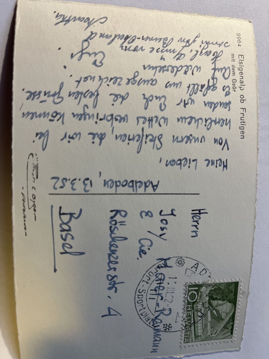 Cartoline postali: ski frutigen – Usato da scharnachtal venduto da Riso500 1