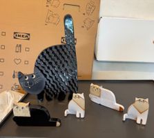Keramik Katzen-Set 5-teilig - 🐈