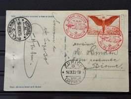 Luftpost, Vol du Zeppelin 1930, Genf