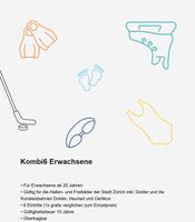 1x Ticket Kombi6 Erwachsene CHF 40 Bäder und Kunsteisbahnen
