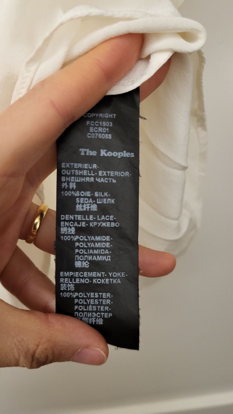 Kooples Camicette: Kooples 100% Silk Top – Usato da Zürich venduto da tkind 4