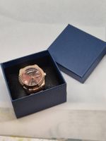 Nibosi Herrenuhr, roségoldfarben,
