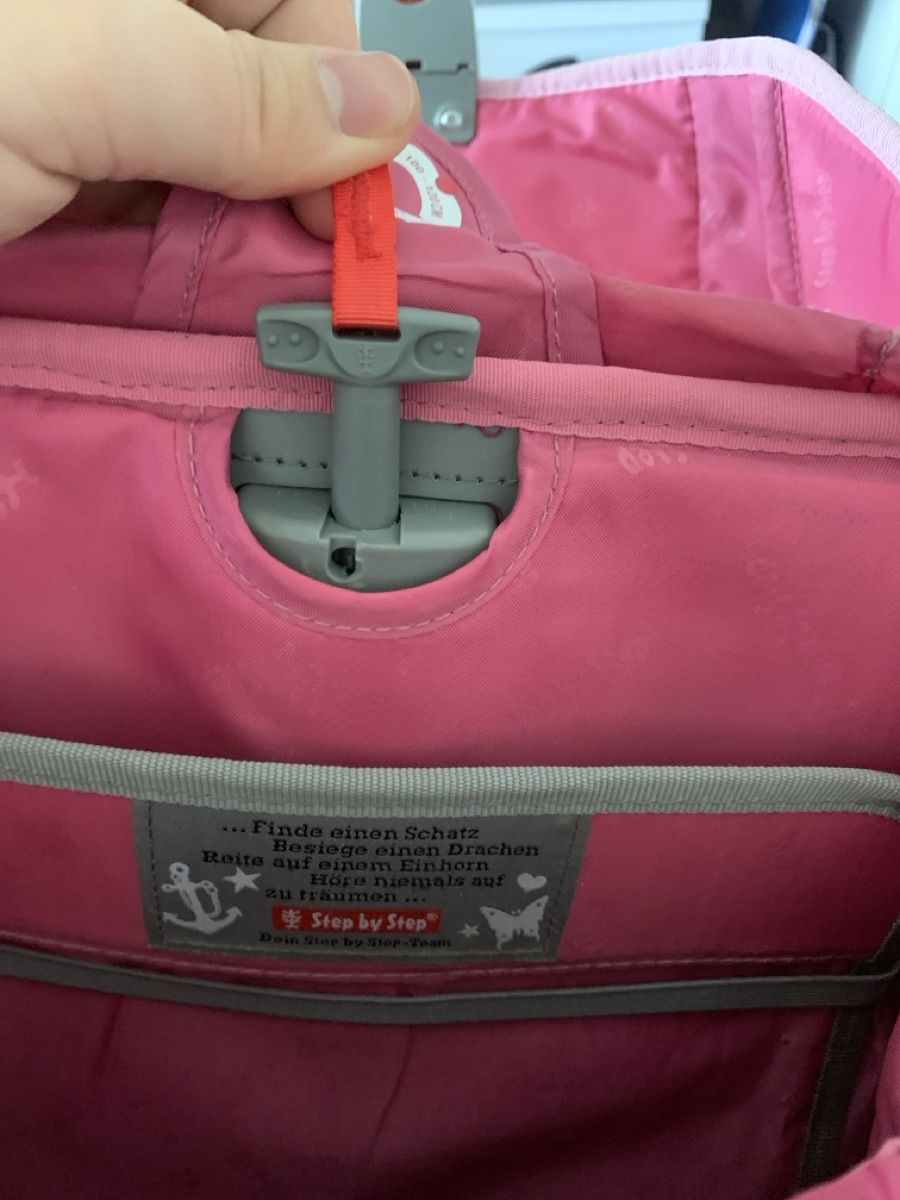 Step by Step Borse & Zaini: Schulranzen Step by Step pink Schmetterling – Usato da Adligenswil venduto da mirkolini 7