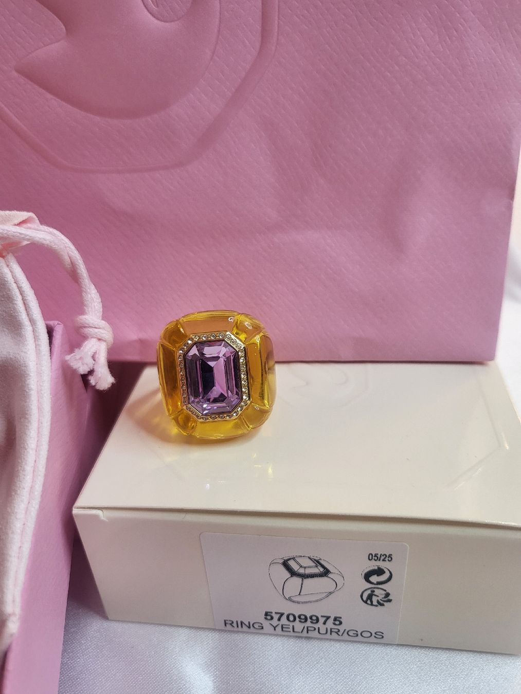 Swarovski Anelli: Swarovski Cocktail Ring Dulcis – Nuovo (secondo la descrizione) da Hellbühl venduto da d.d.d.125