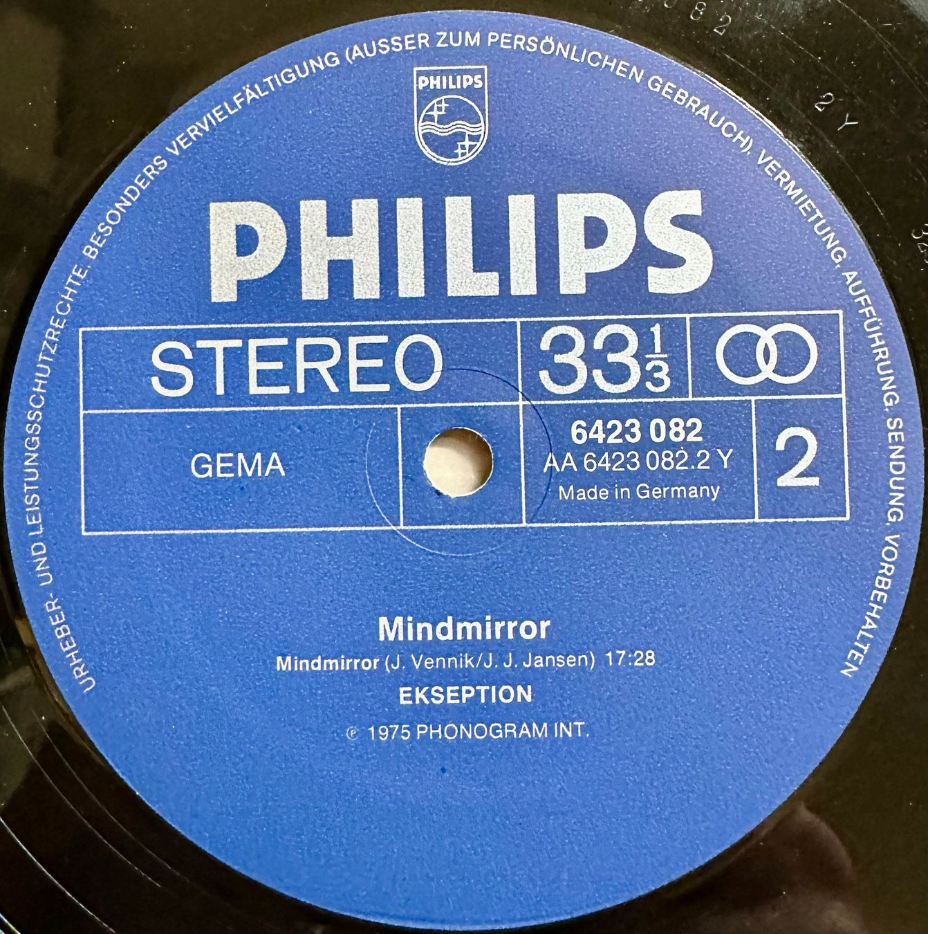 Dischi in vinile: Ekseption - Mindmirror // LP: VG+; Sleeve: VG+ – Usato da Zürich venduto da saltbee 3