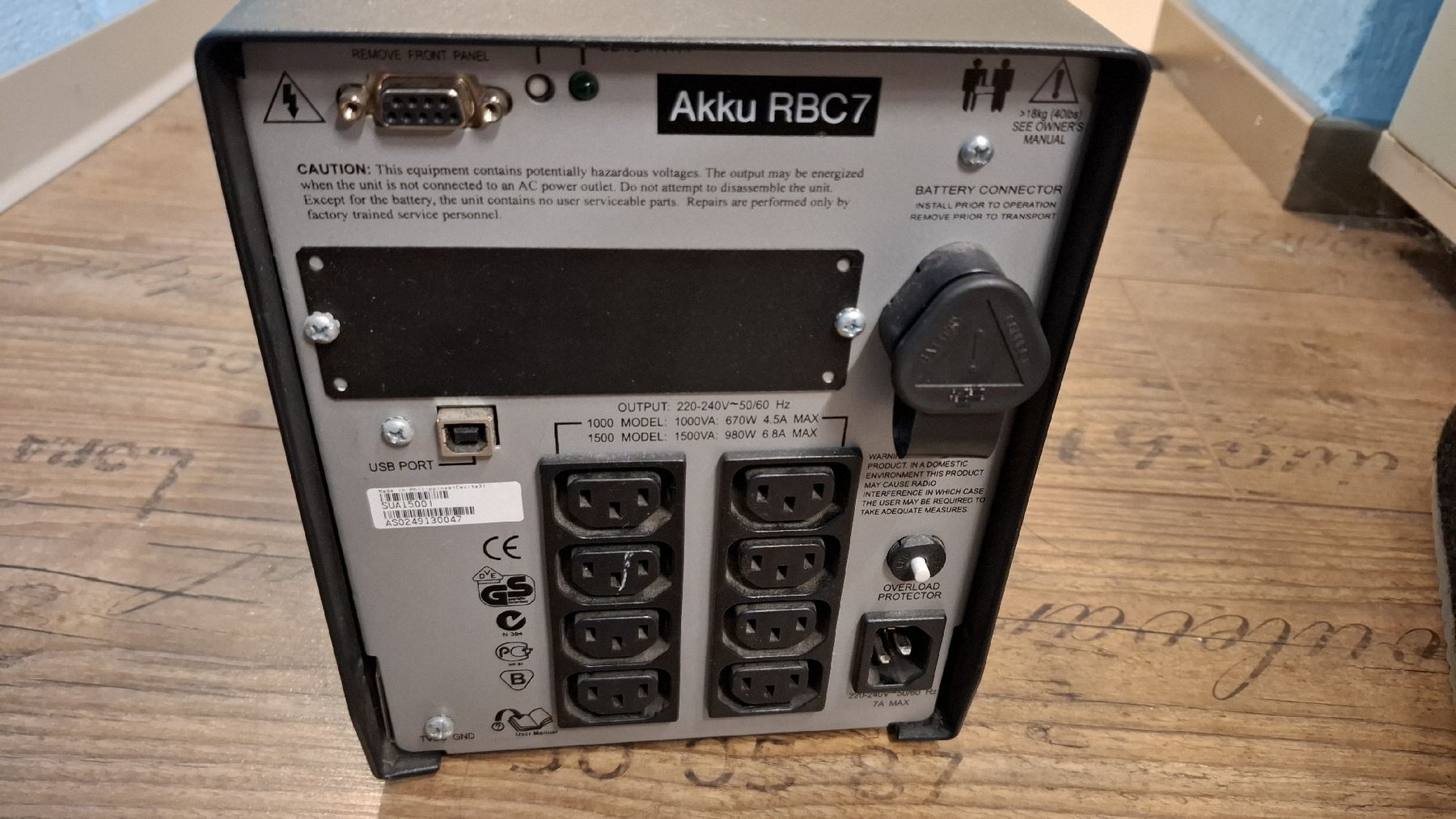 APC Smart-UPS 1500 USV unterbrechungsfreie Stromversorgung (Gebraucht ...
