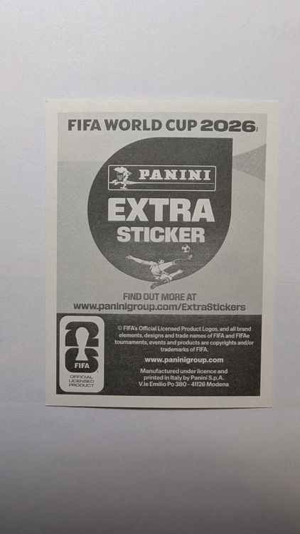 WM 2026 Panini - Extra Sticker Gold - Federico Valverde (Neu (gemäss ...