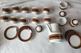 Espresso Tassen mit Zuckerdosen und Krug Mitterteich