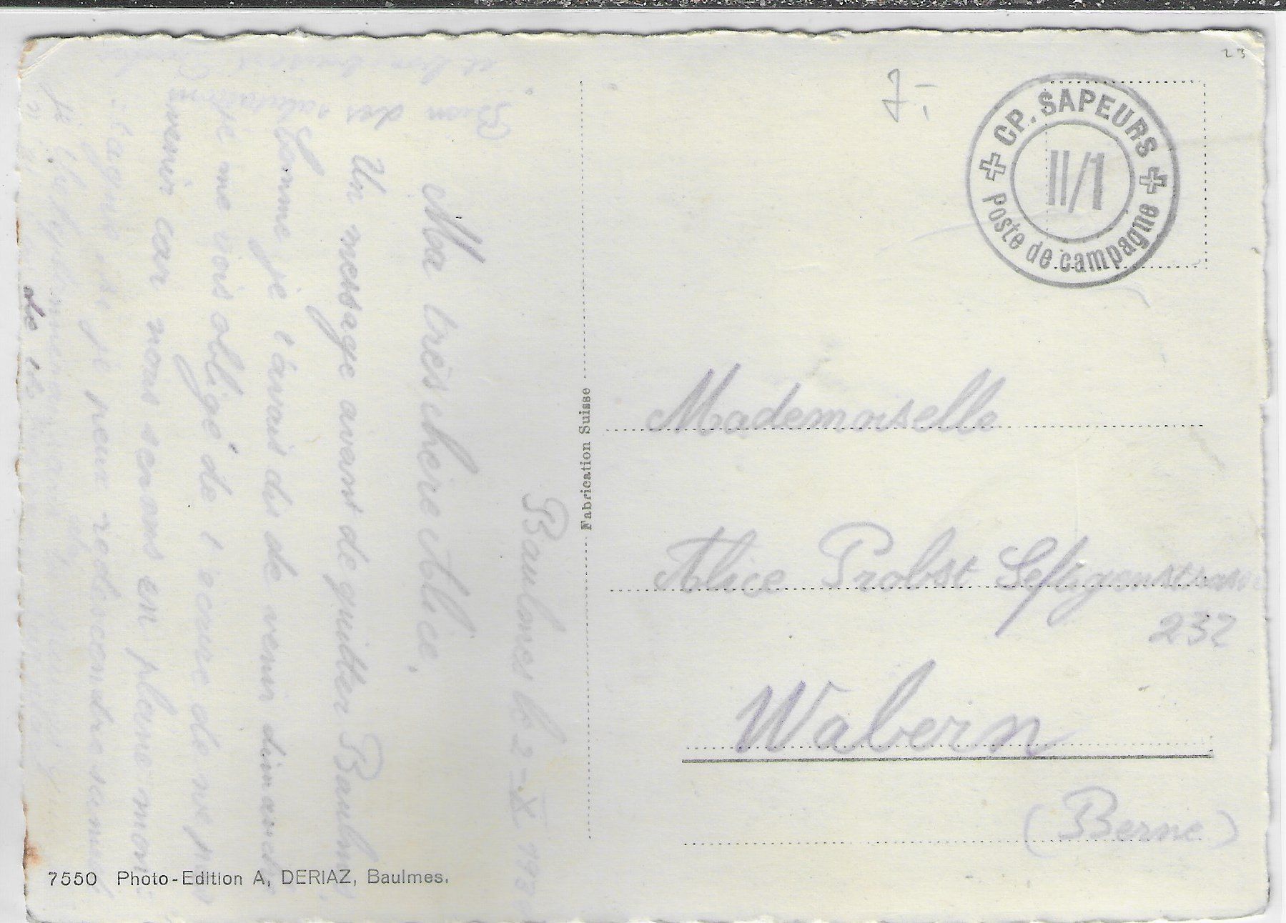 Cartoline postali: Baulmes vu du Cret de la Clef – Usato da Ettingen venduto da Kartenplanet 1