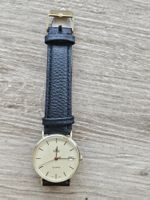 Herren Uhr Meister Anker 0.585 14k gold QUARTZ Lederarmband 
