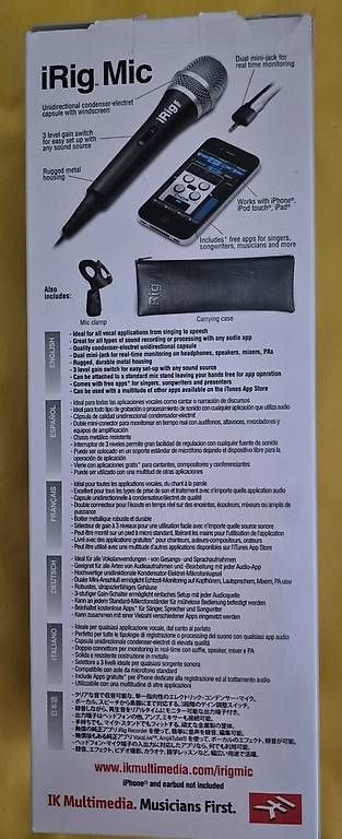 Mikrofone: Mikrofon iRig Mic – Gebraucht aus Arlesheim von Reszum 3