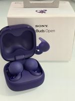 SONY LinkBuds Open purple earbuds