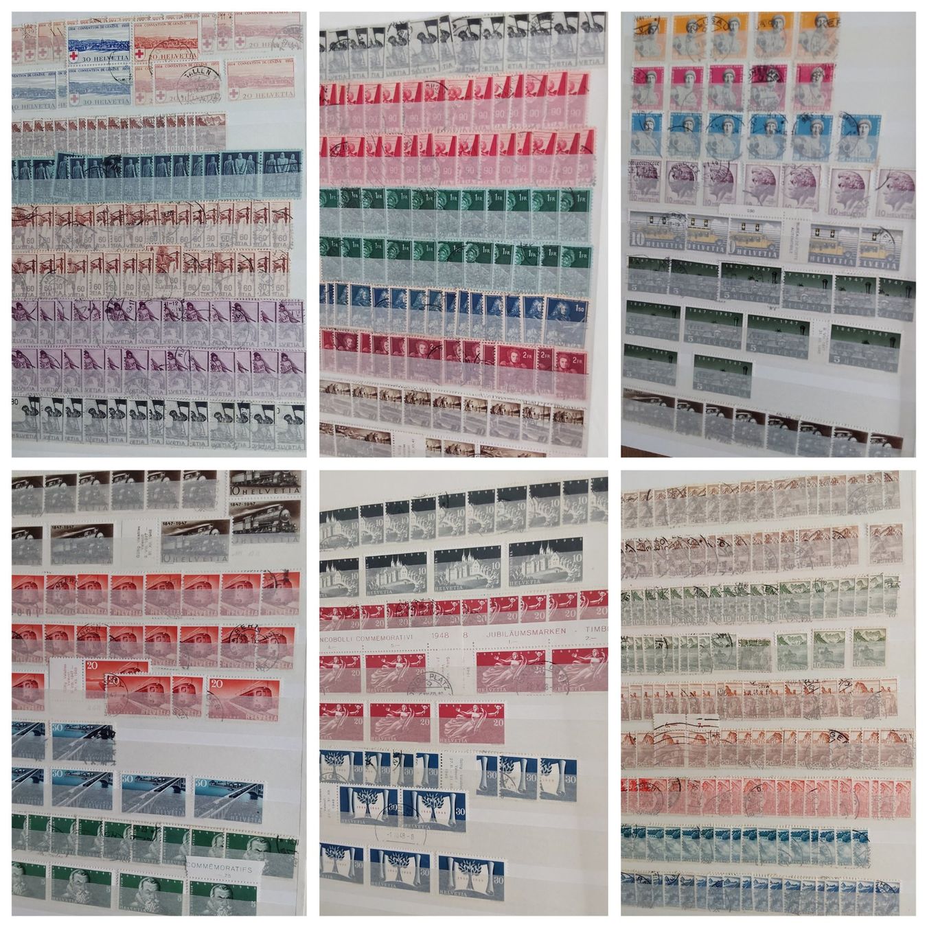 Tutti i francobolli: 4 Stk. CH Briefmarkenalben, lose Seiten – Usato da Münchwilen AG venduto da Nesar 3
