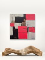Originales abstraktes Bild 90x90cm