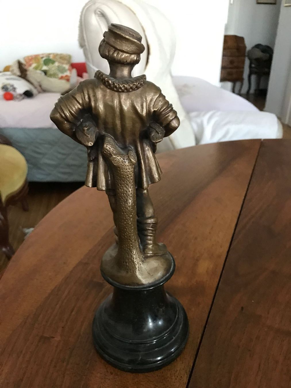Statuette: Antike Figur "Gänsehändler", signiert – Usato da Zürich venduto da Tarafo5 2