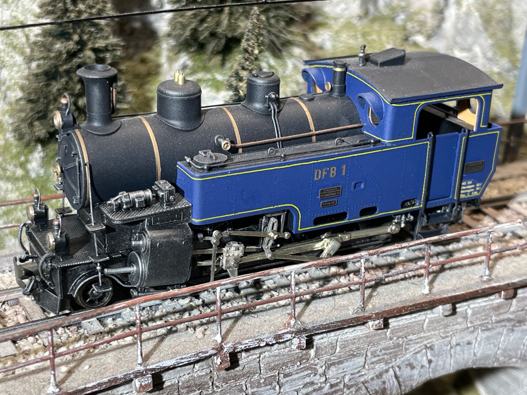 Ferro-suisse Modellini di ferrovie: Ferro Suisse, HG 3/4, DFB- Set 1 – Nuovo (secondo la descrizione) da Krummenau venduto da ferrotech 7