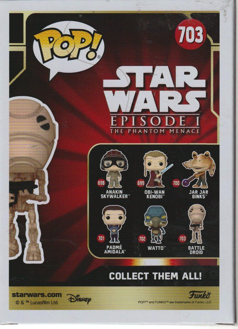 Funko Statuette: FUNKO POP! STAR WARS 703 bubble head BATTLE DROID  new – Nuovo (secondo la descrizione) da Vezia venduto da Aquarius_Age 2