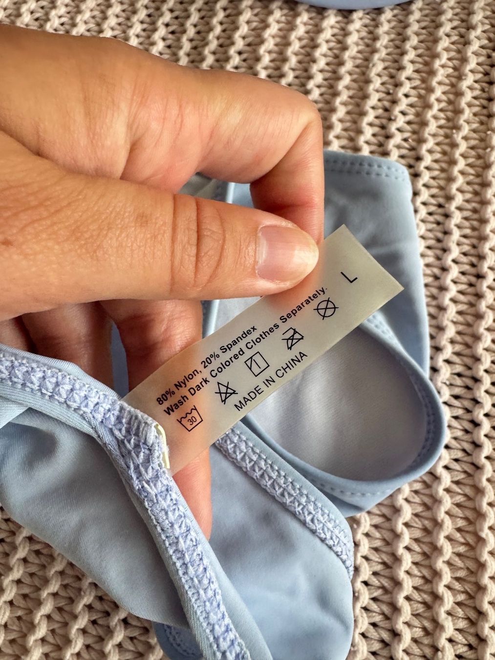 Costumi da bagno & Bikini: Maillot baby blue – Usato da Montreux venduto da Izapeche811 3